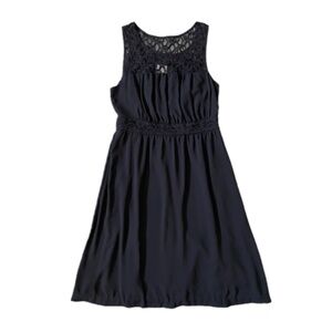 Anthropologie HD in Paris Black Sleeveless Dress Size 8